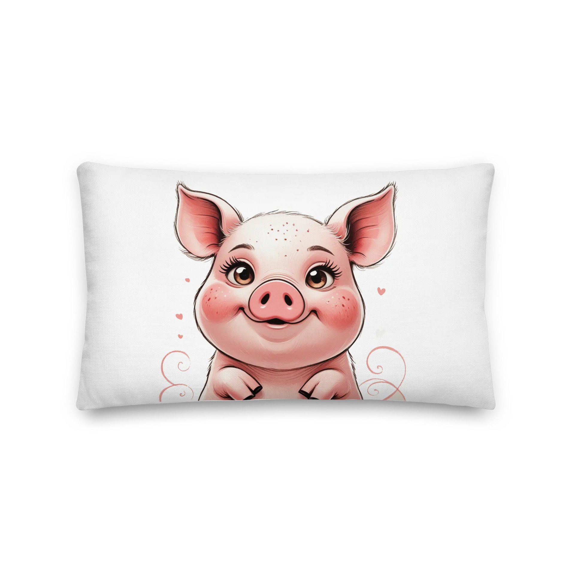 Whimsical Piglet Customizable Pillow product image (2)