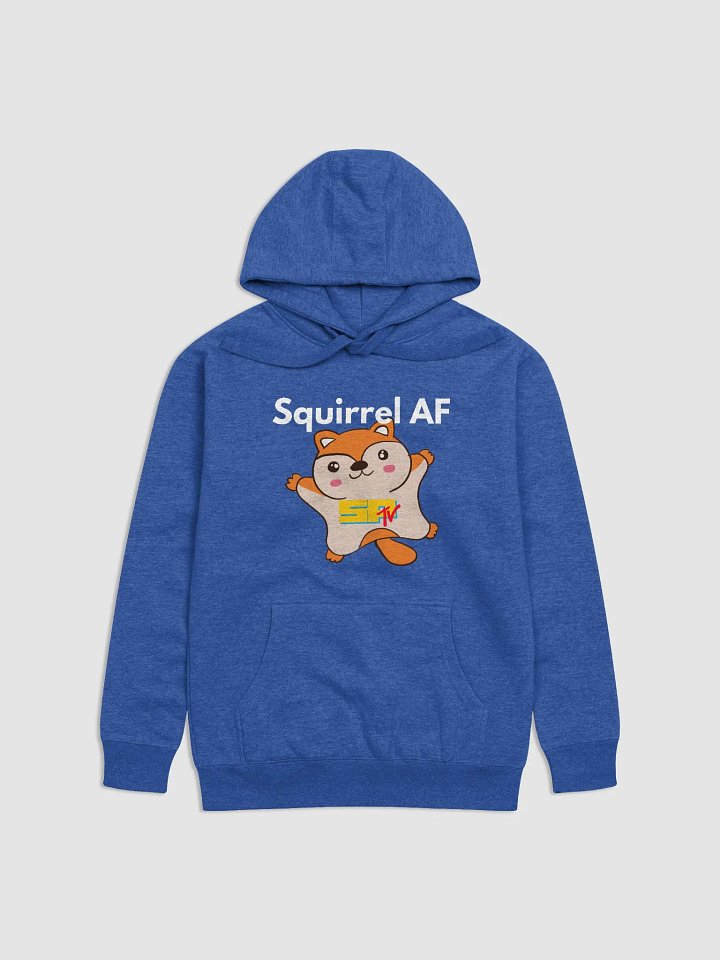 Squirrel AF Hoodie White Letters - Blue product image (1)