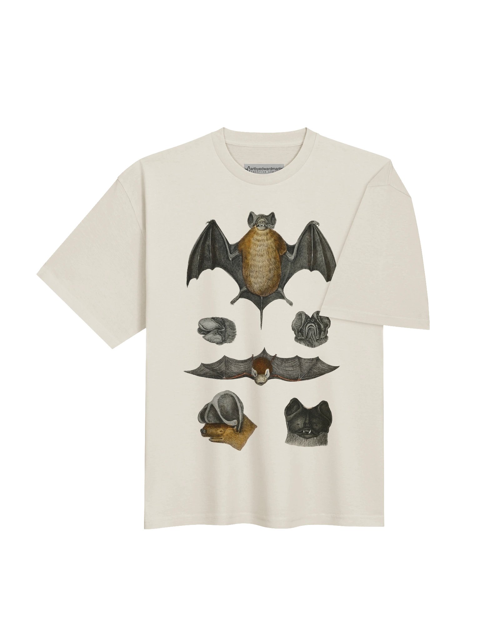 Bat Anatomy Oversized Tee product image (8)