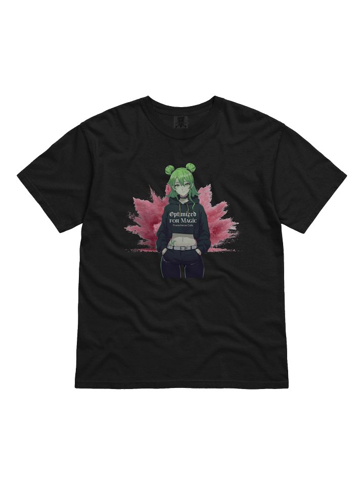 Optimized For Magic | FrankiVerse Cafe | Green Pixie Vibes T-Shirt product image (4)