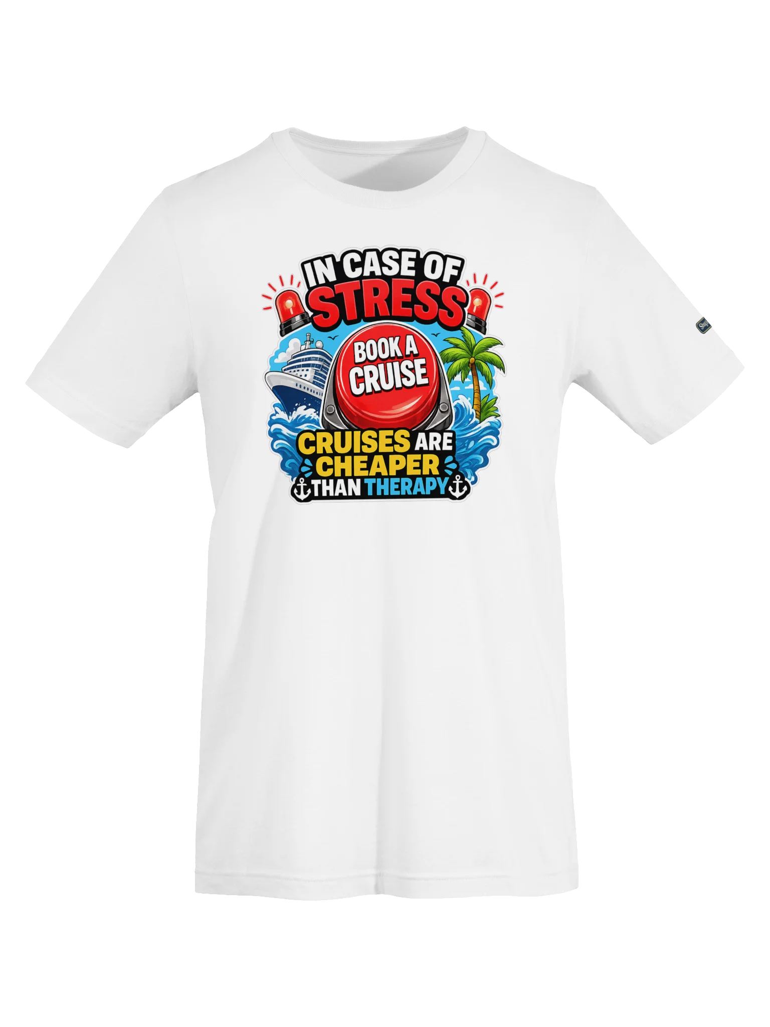 Cruises Are Cheaper Therapy T-Shirt product image (85)