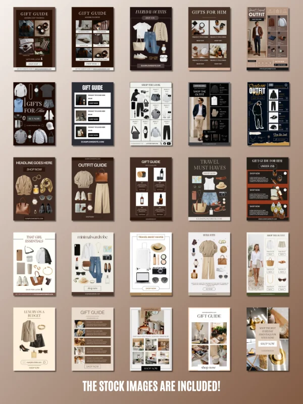 Affiliate & Gift Guide Canva Templates for LTK, ShopMy & Pinterest product image (2)