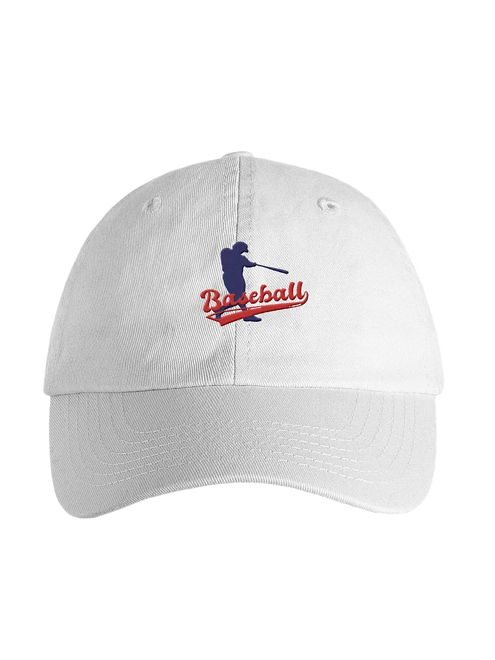 Baseball Youth Cap – Embroidered Batter Silhouette Hat for Kids product image (1)