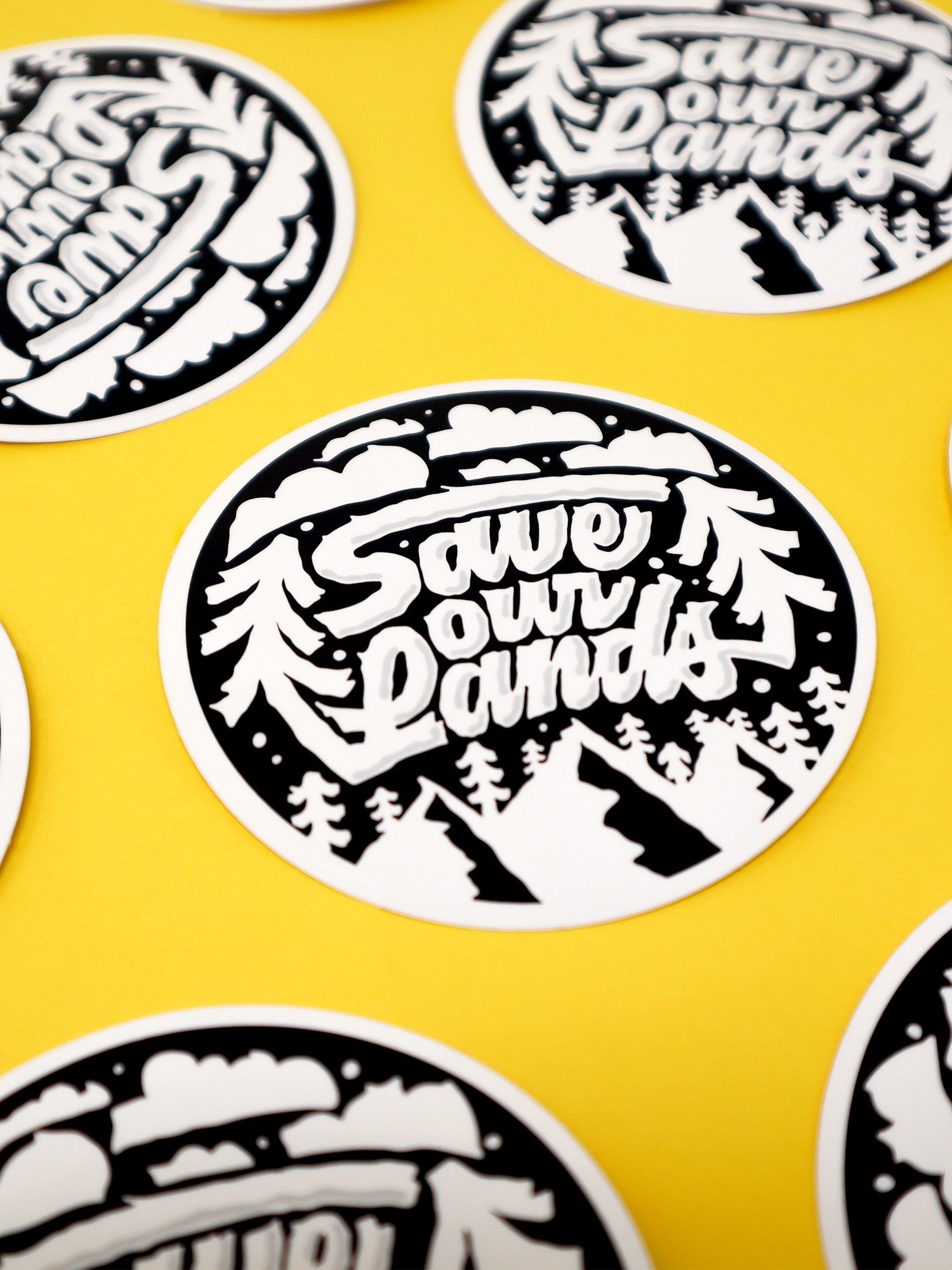 Save our Lands // Sticker product image (2)