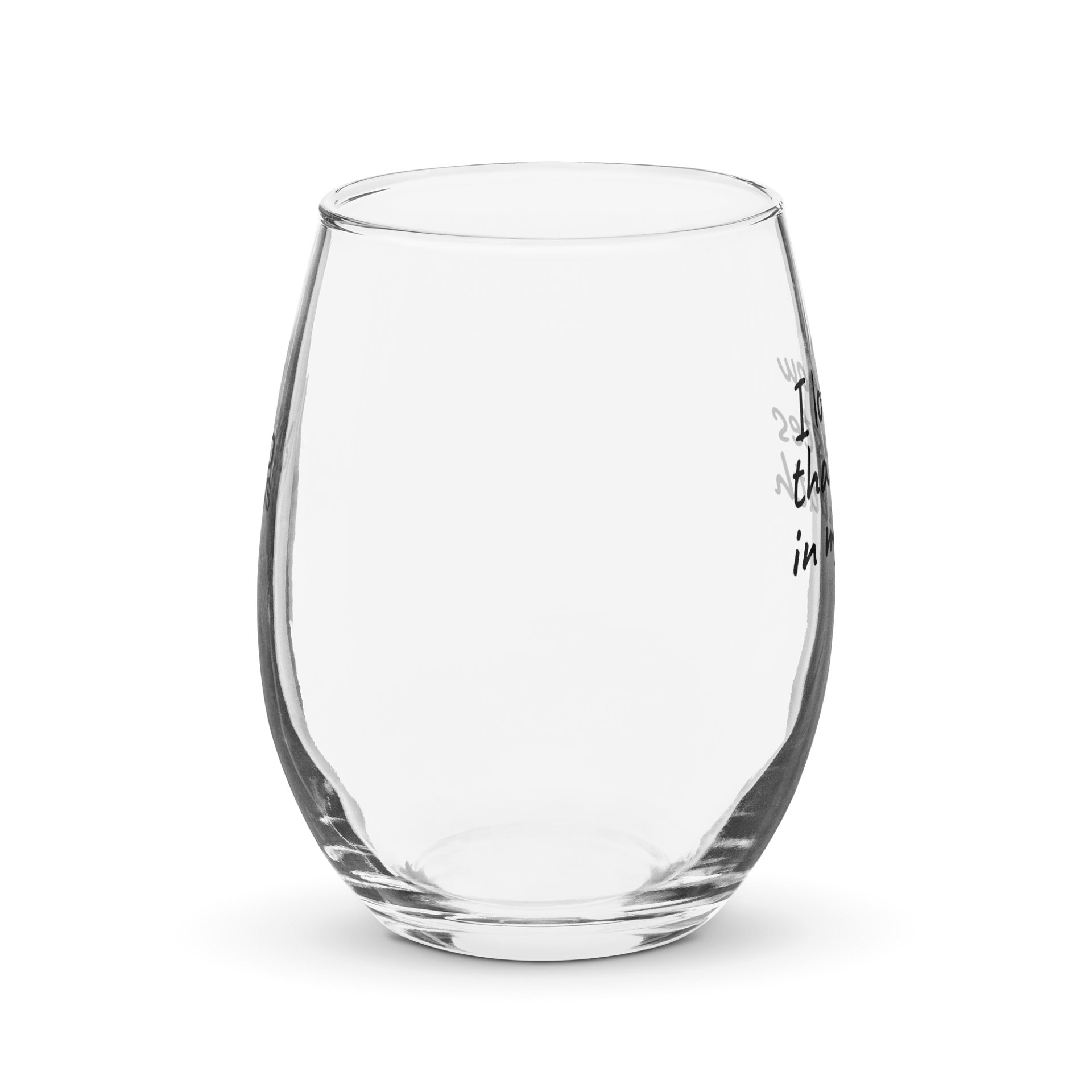 I Love How That Tastes Wine Glass product image (3)