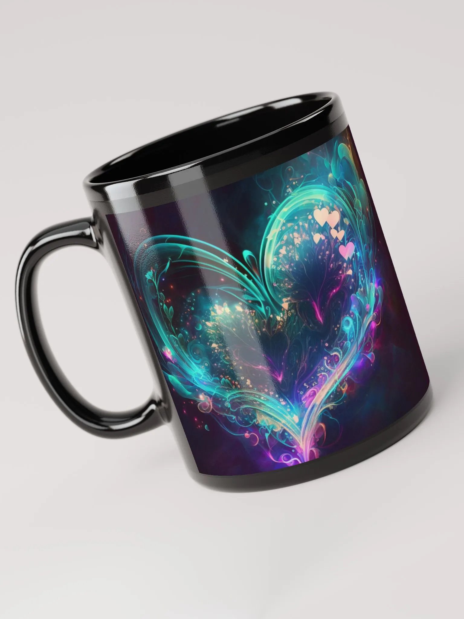 Neon Heart Mug product image (1)