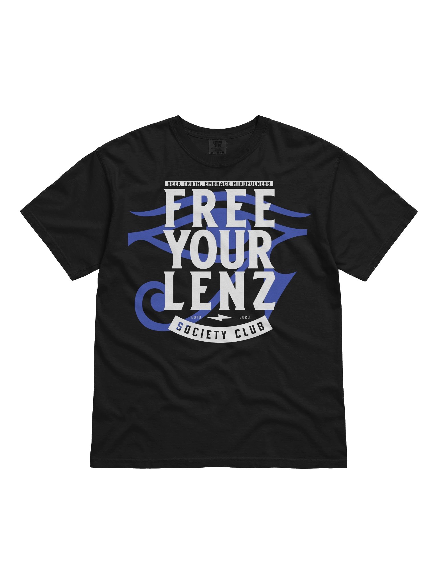 FreeYourLenz Society Tee (Blue) product image (1)