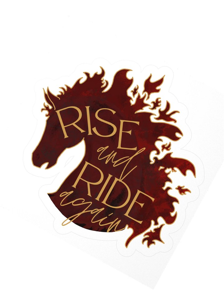 Rise and Ride Again Sticker product image (2)