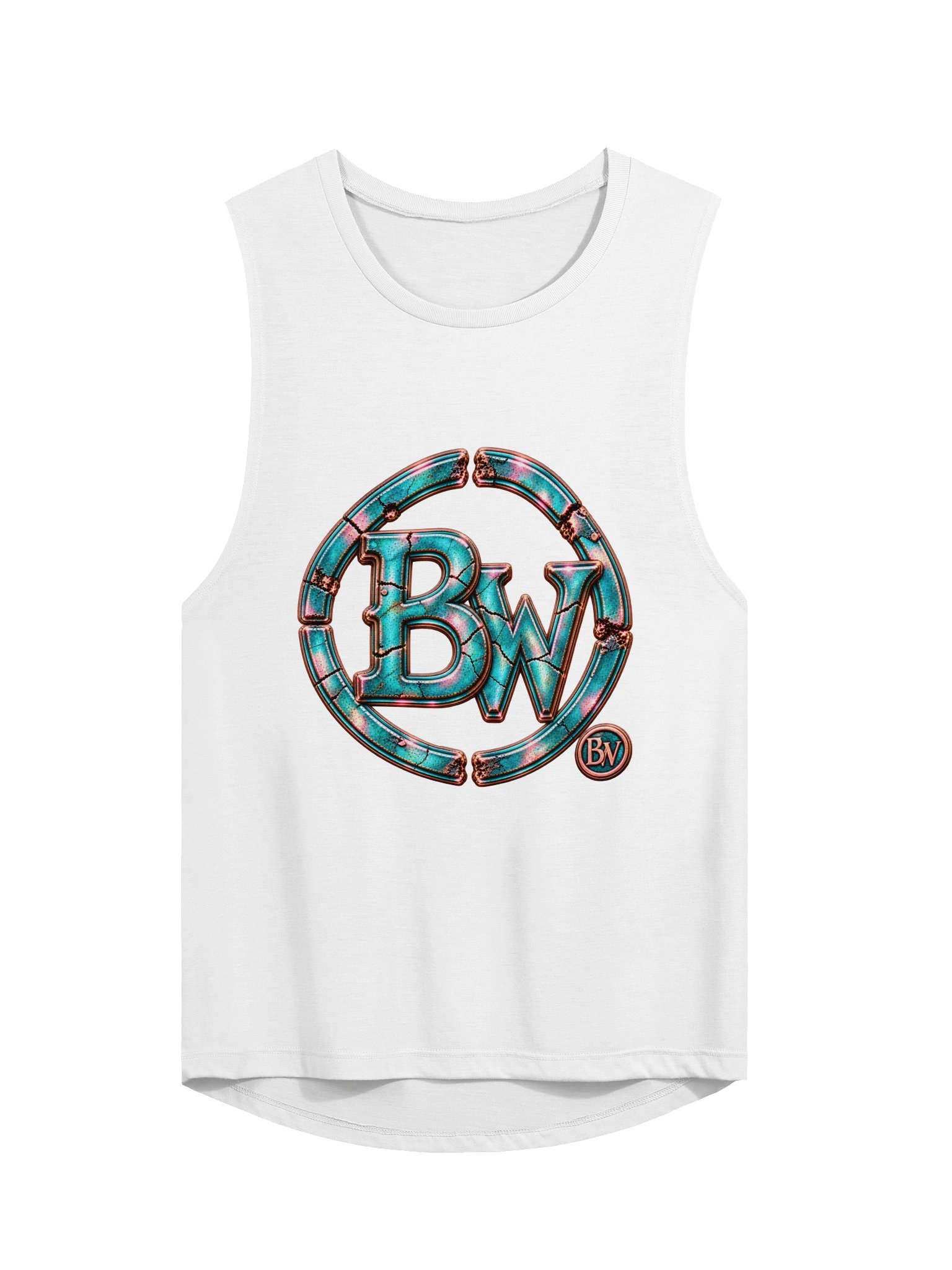 BROKEN WOMEN!™ — BW EMBLEM — FLOWY MUSCLE TANK product image (1)