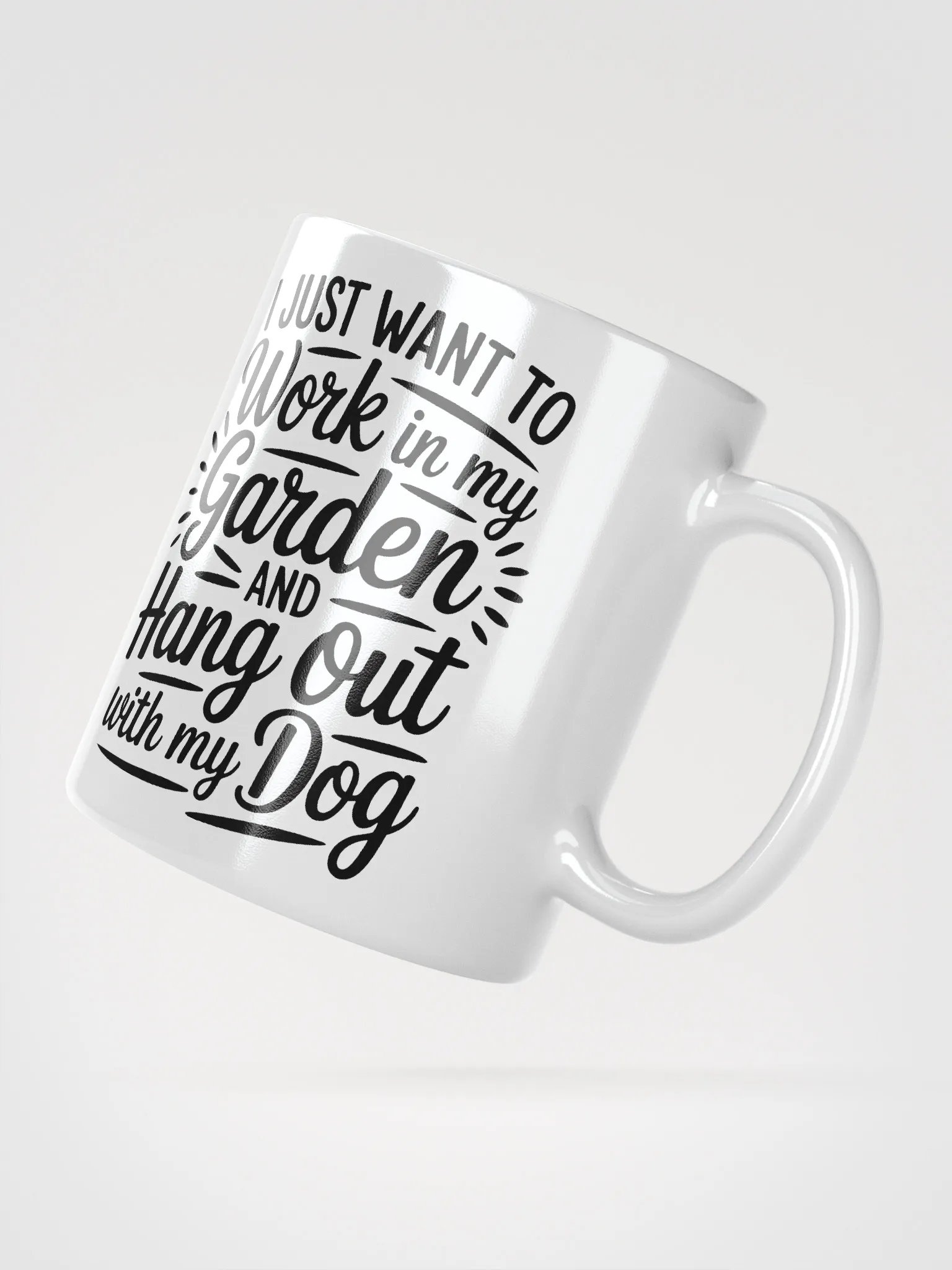 Work In the Garden Hang With the Dog Mug product image (6)