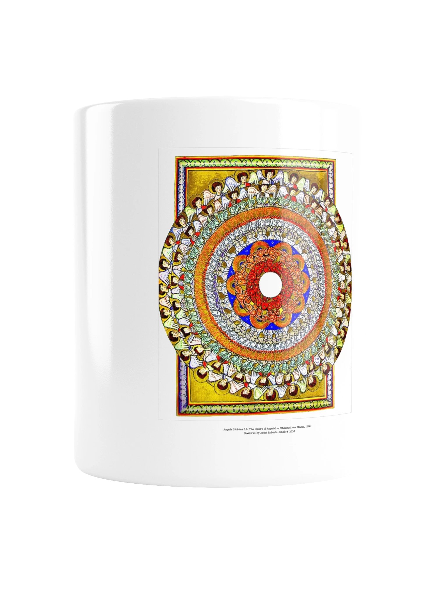 Angels (Scivias I.6: The Choirs of Angels) — White Mug product image (2)