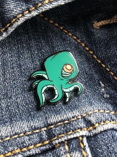 Little Octopus - Hard Enamel Pin product image (1)
