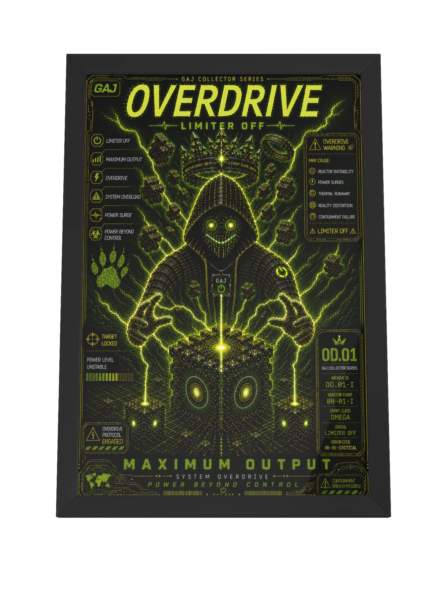 GAJ - OD.01 – Limited Edition Framed Poster product image (4)
