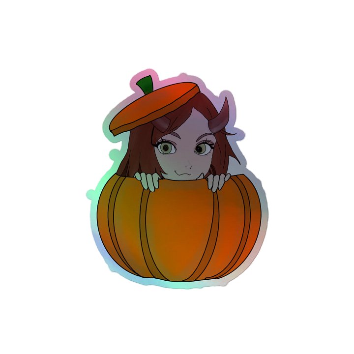 Lilith Pumpkin Holographic Sticker Set product image (2)