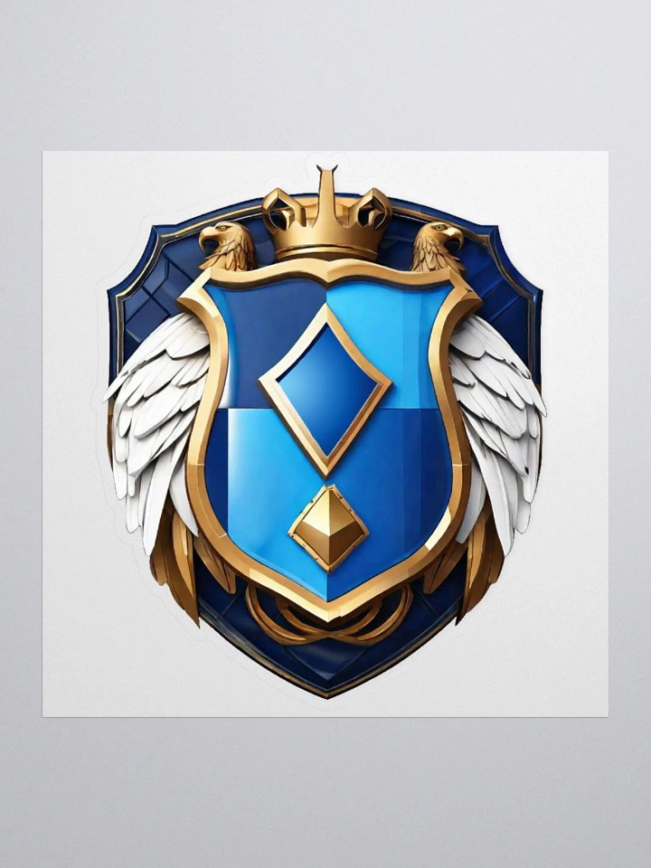 Double eagle crown sticker product image (1)