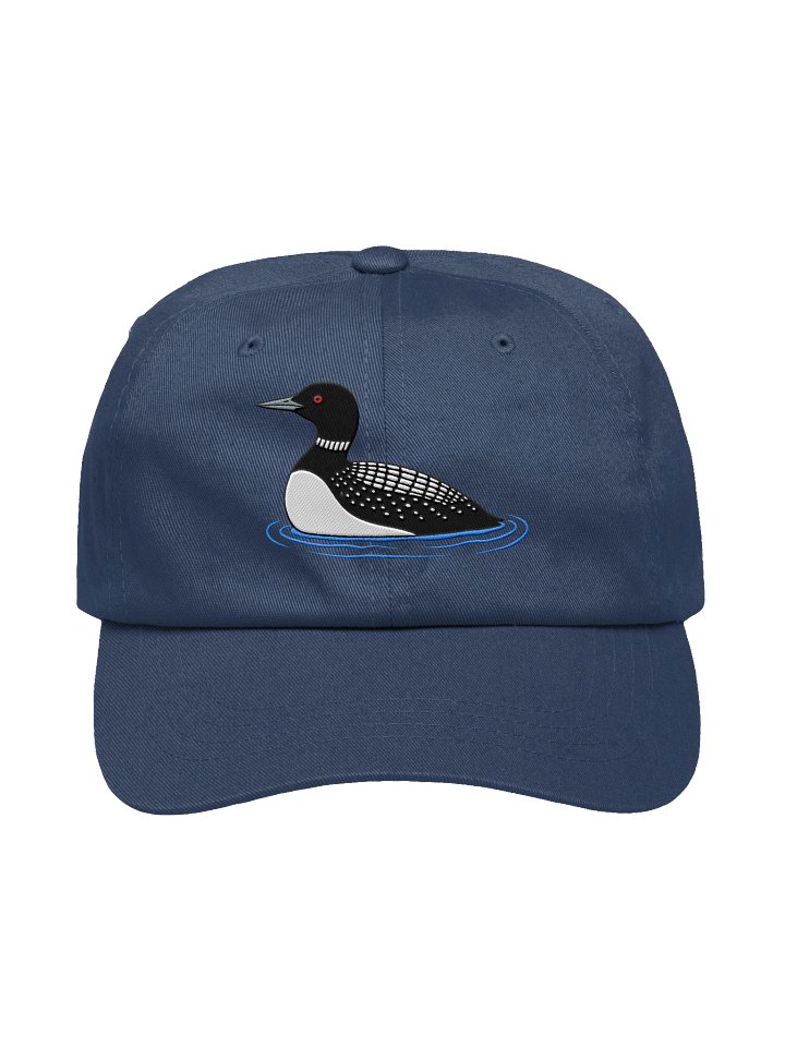 Embroidered Loon Dad Hat | Bird Lover Cap product image (1)