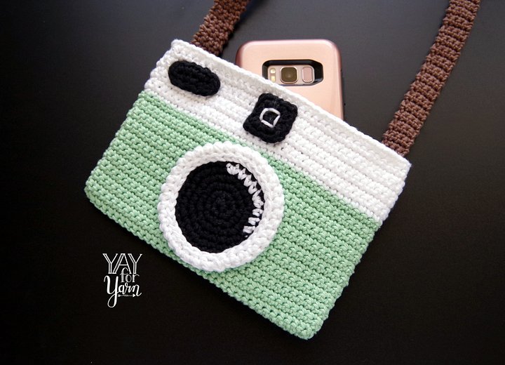 Vintage Camera Purse - PDF Crochet Pattern & Video Tutorial product image (2)