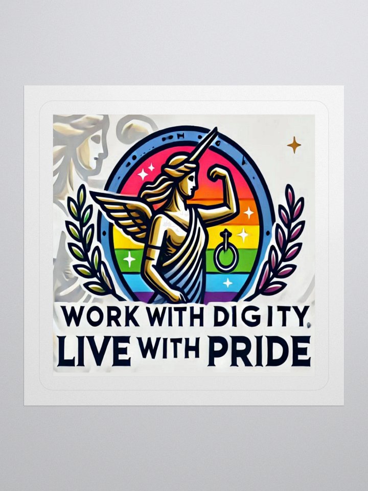 Prideful Wings Kiss Cut Stickers product image (1)