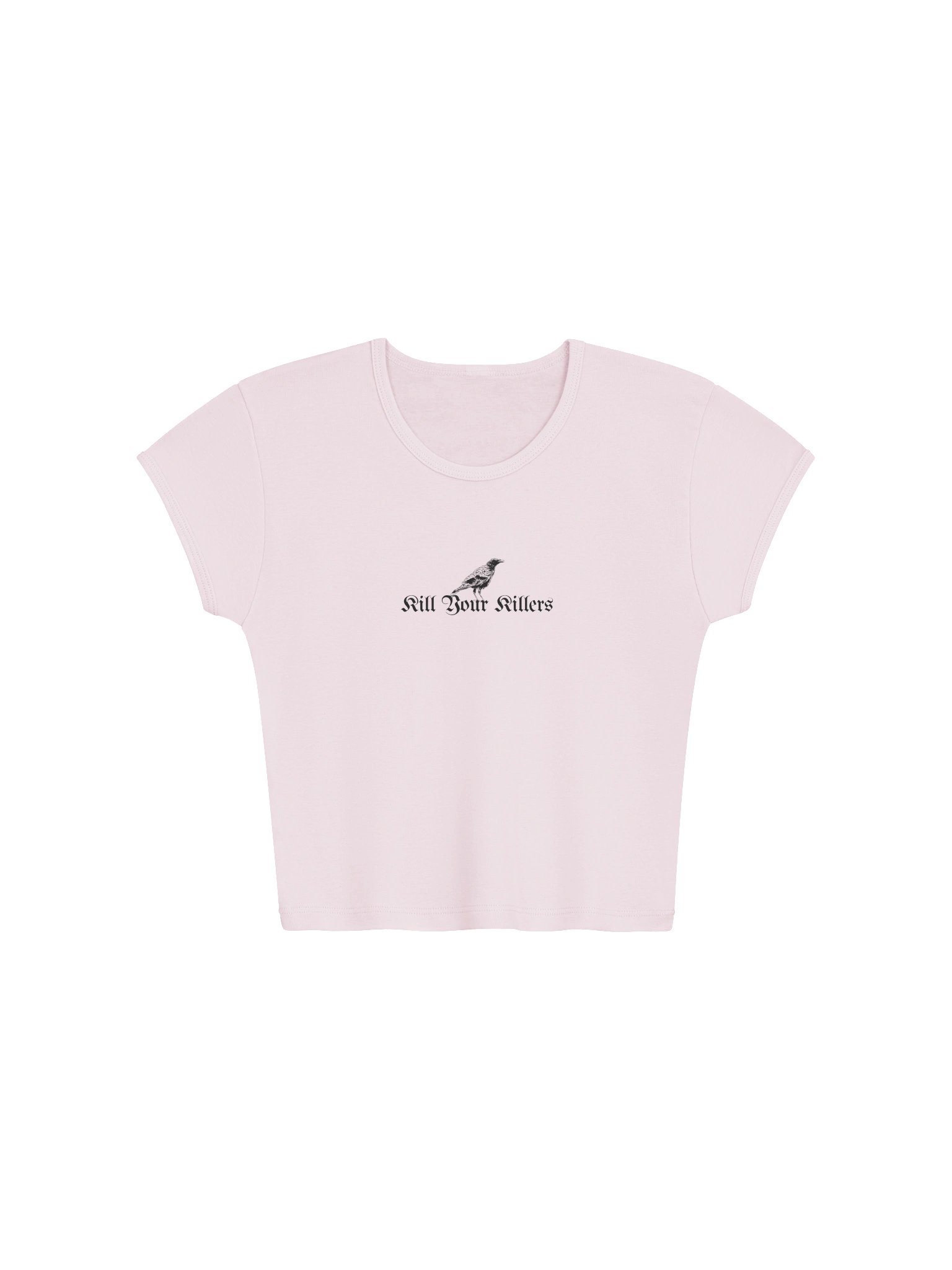 leah crowe kill your killers baby tee (album front) product image (1)