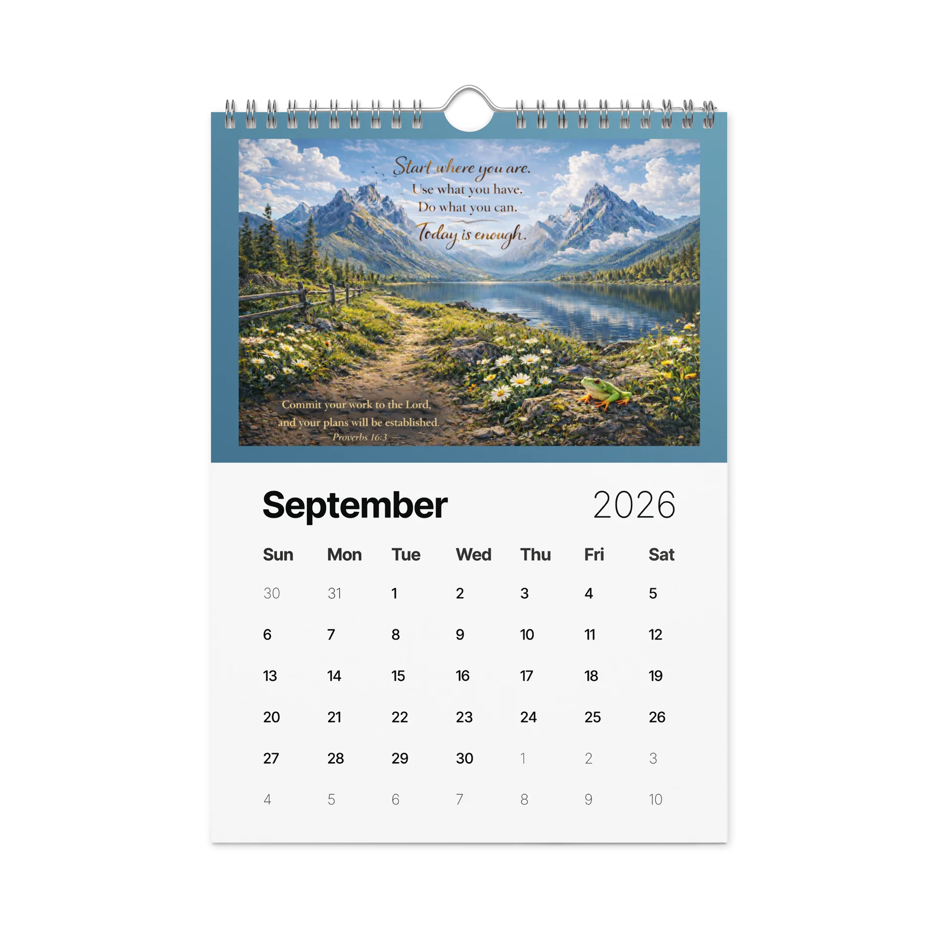 Heaven's Artwork 2026 Wall Calendar product image (10)