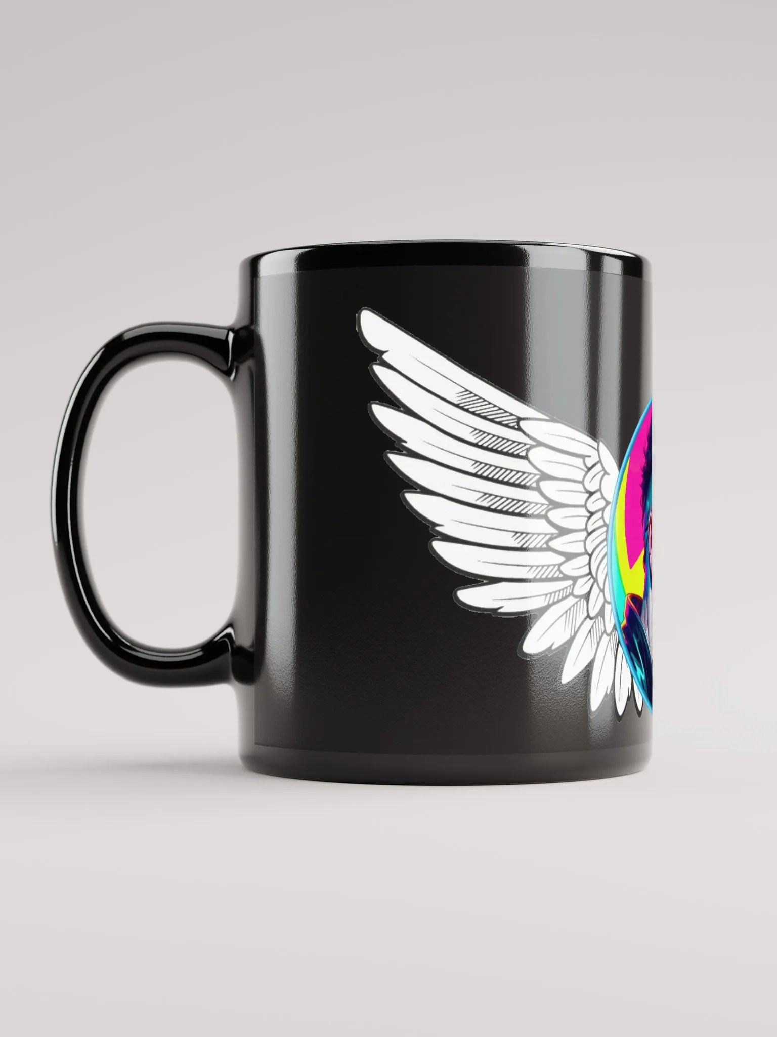Black Angel Wing Mug product image (12)