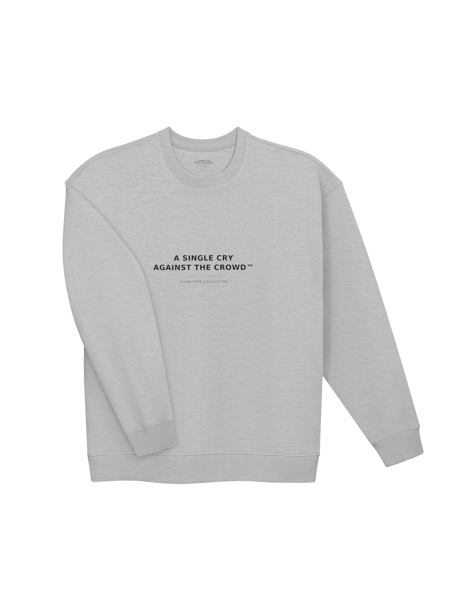 A Single Cry Against the Crowd™ — Signature Essential Oversized Sweatshirt | Beyond Homelands™ product image (3)