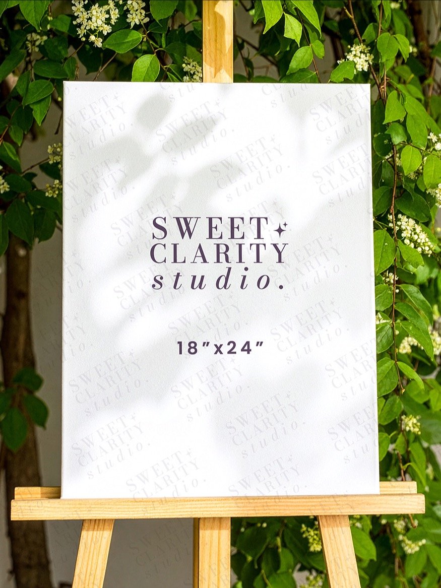Botanical Party Welcome Sign Mockup For Weddings & Outdoor Events product image (1)