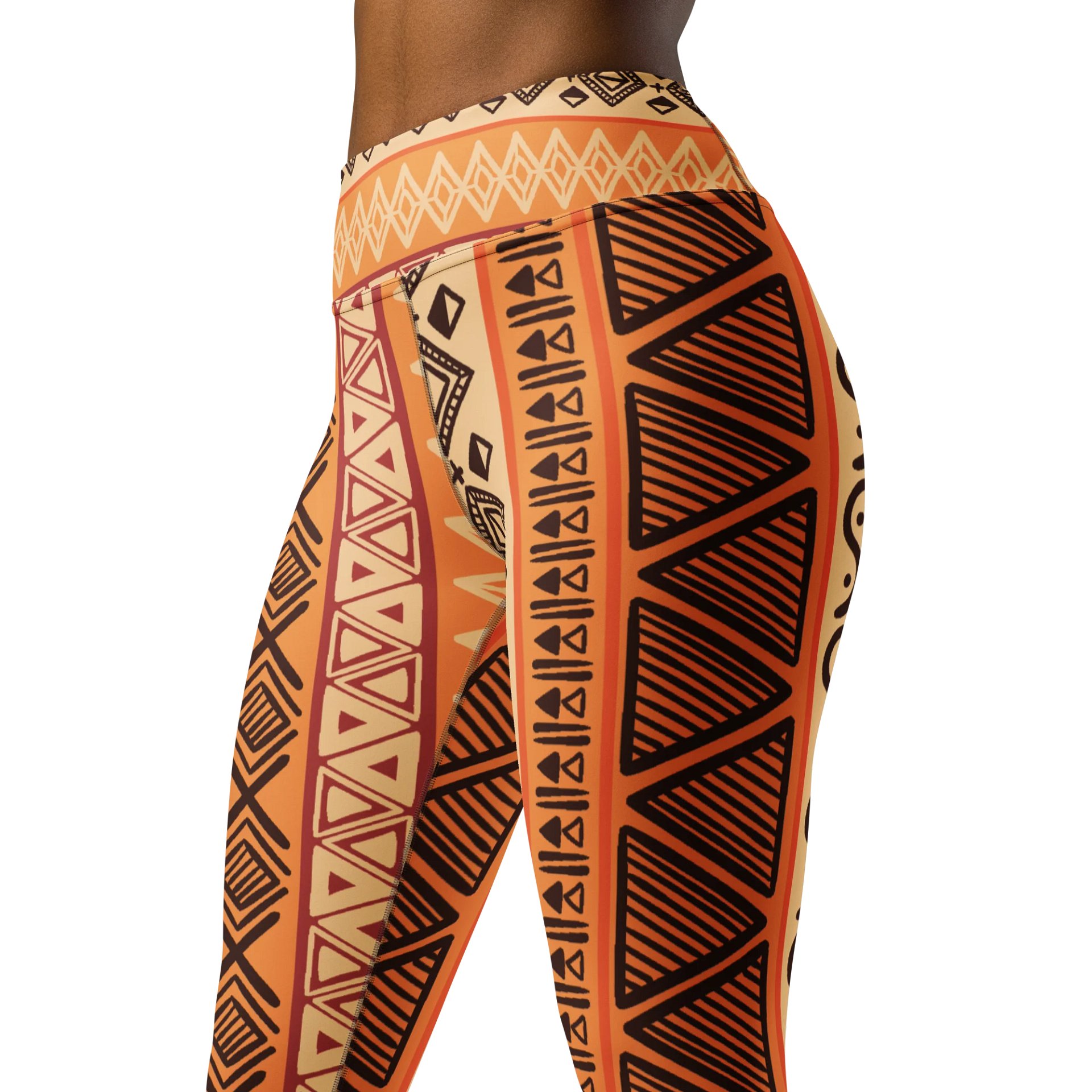 'Philius Apparel' Terra Cotta Kinte workout Leggings product image (4)