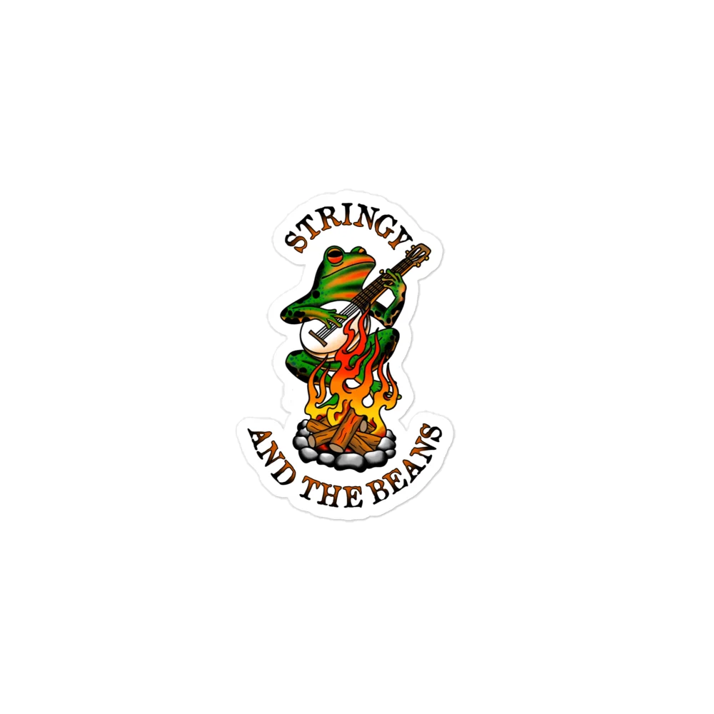 SATB Banjo Frog Sticker product image (1)