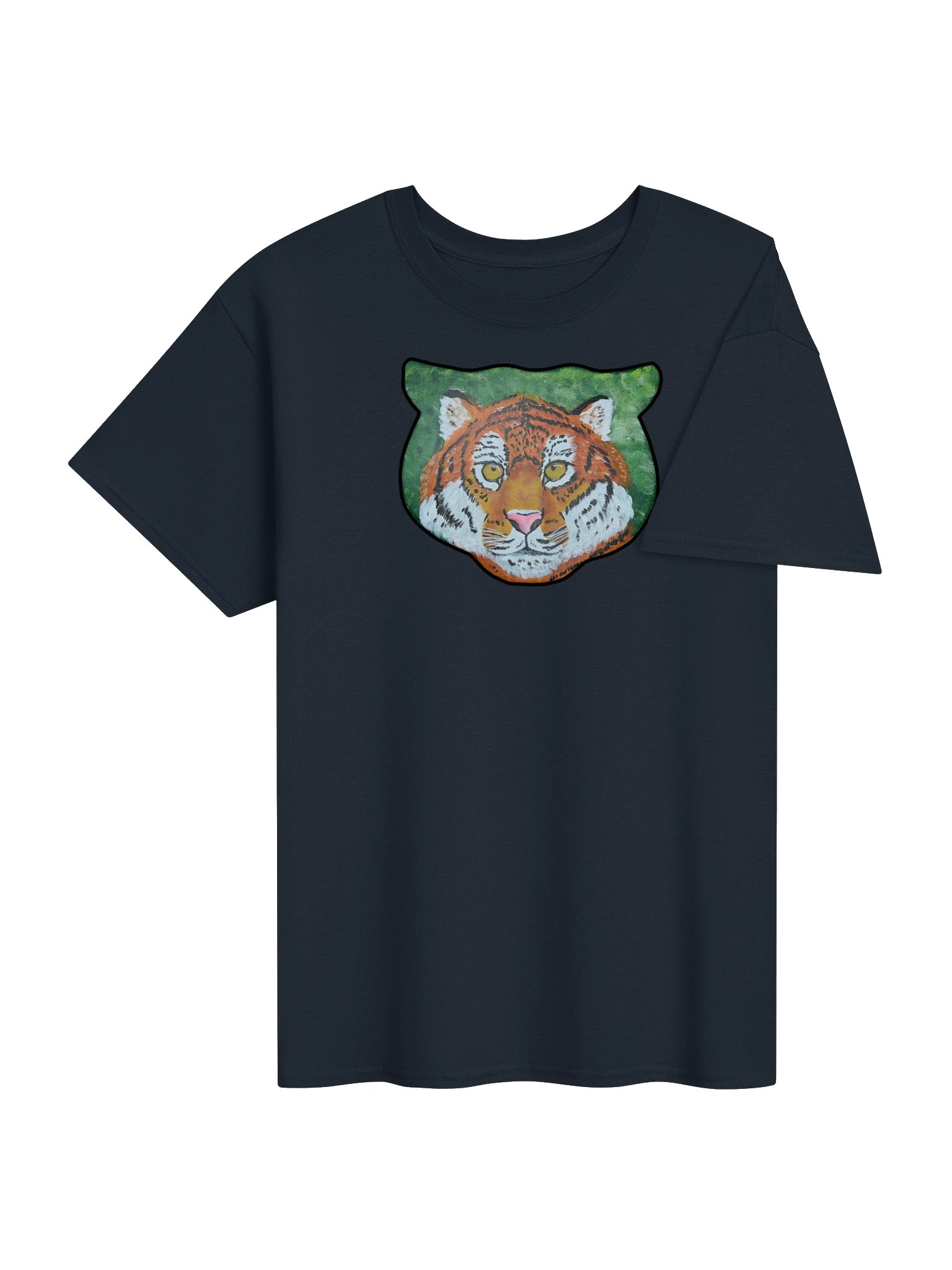 Tiger Portrait Painting Print - Gildan Tee product image (44)