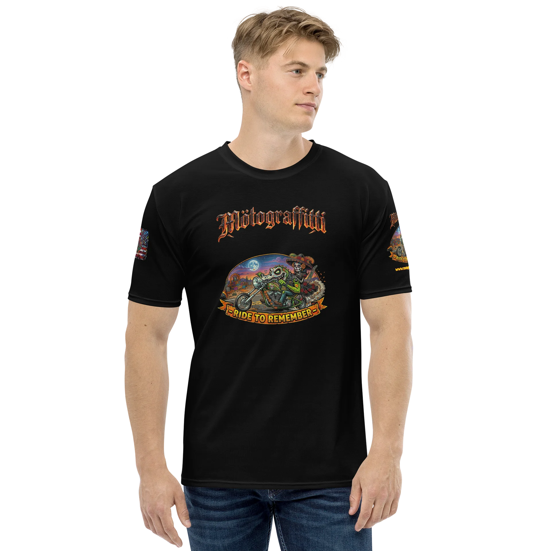 MötoGraffitti "MötoGätor Ride to Remember" Ridin Tee product image (2)