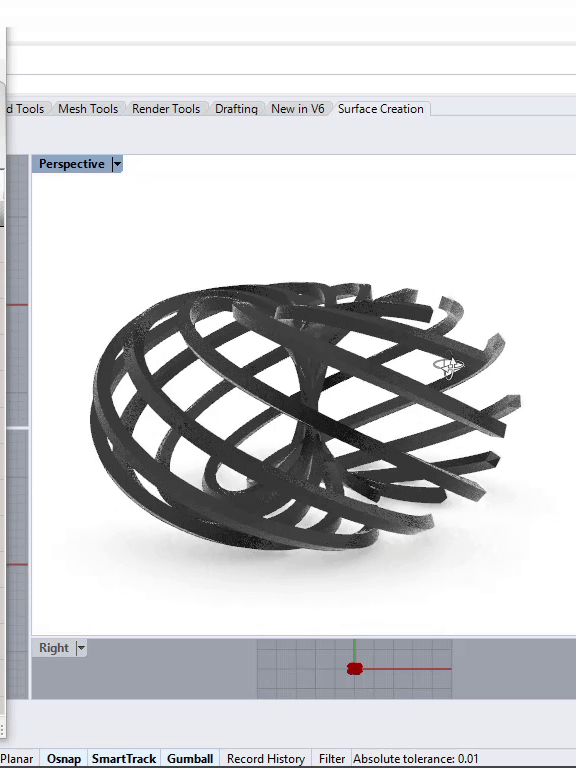 Stripped Torus Parametric Design Grasshopper Rhino Files Download ...