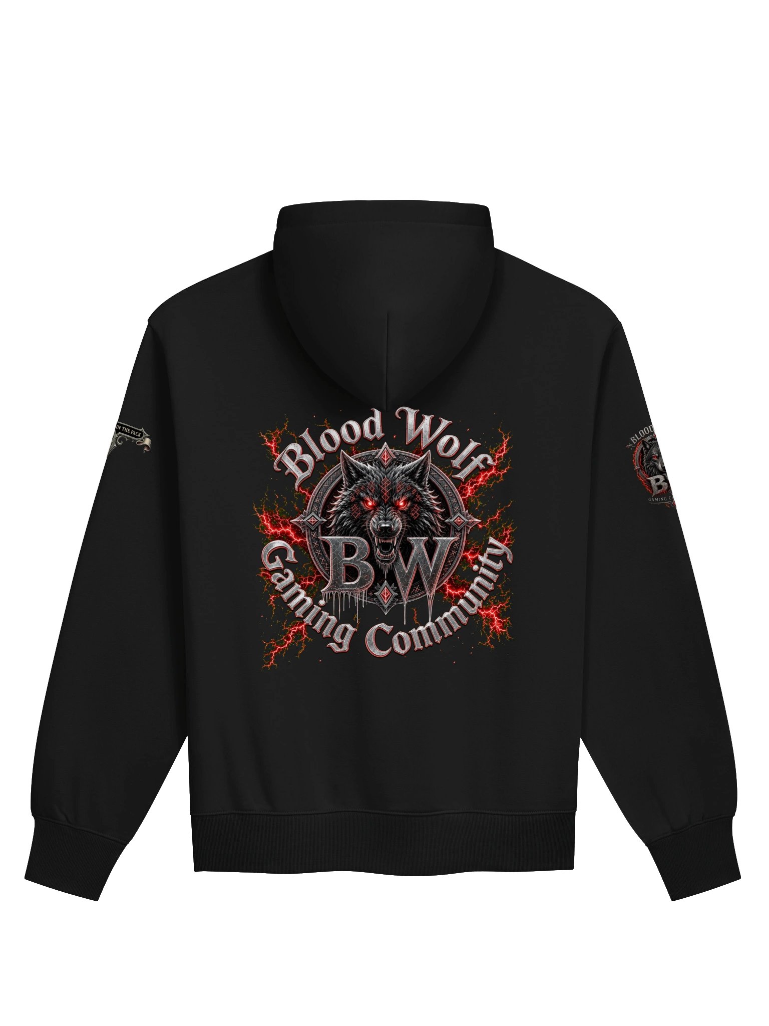Fueled by Coffee Wolf Hoodie product image (7)