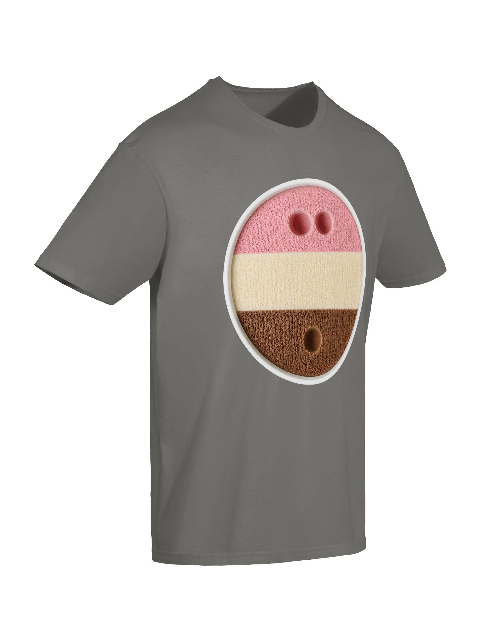 We All Scream for Ice Cream Shirt – Funny Neapolitan Ice Cream Graphic Tee product image (6)