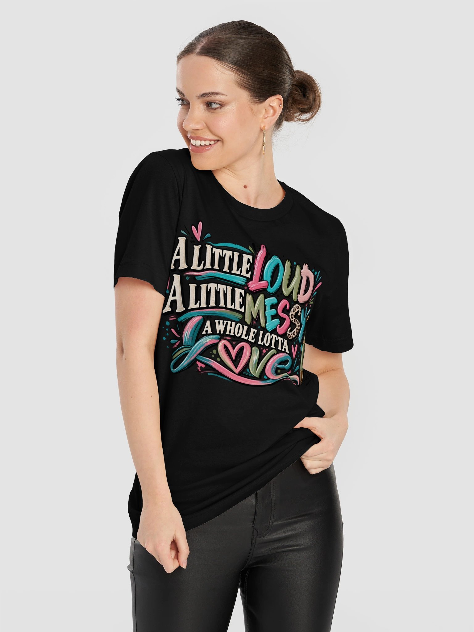 A Little Loud, A Little Messy, A Whole Lotta Love | Chaos Crew Tee product image (61)