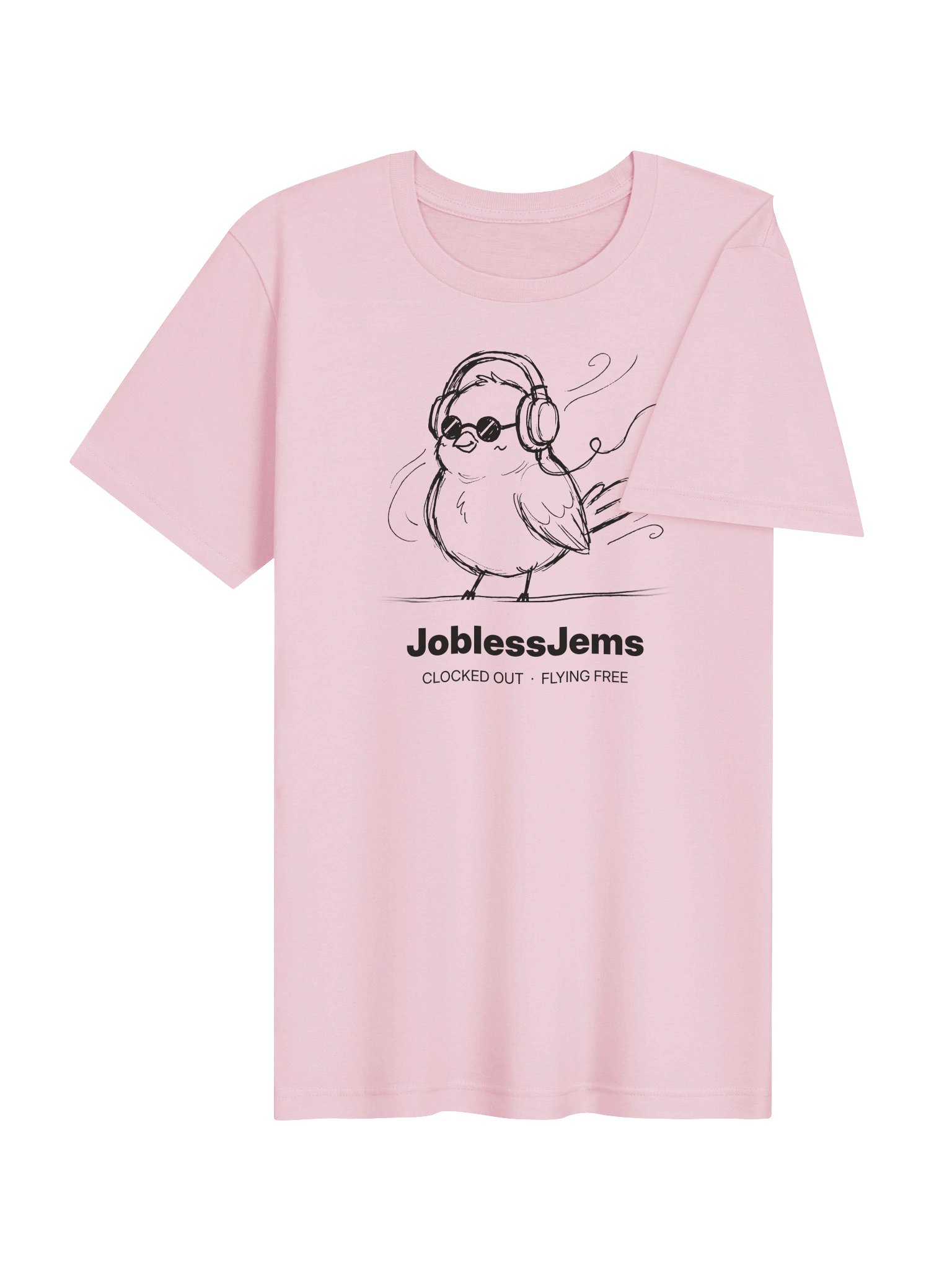 Finn the Finch Tee | Clocked Out, Flying Free product image (10)
