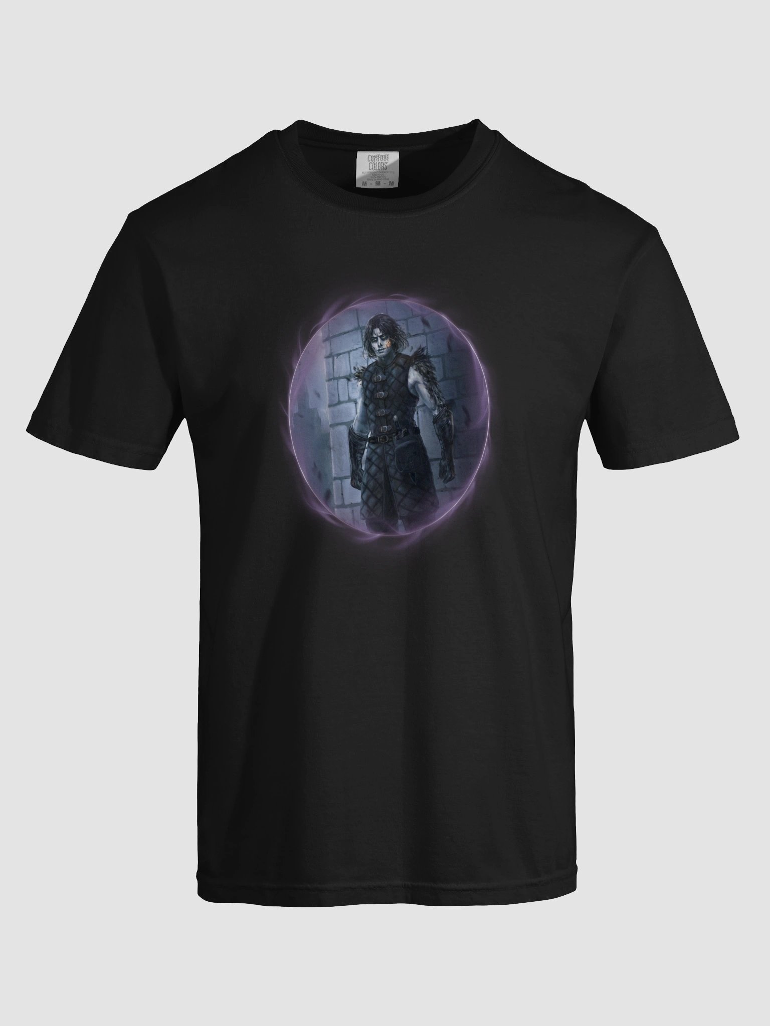 Black Relaxed Fit T-Shirt Dawn of Silence: Arkan product image (7)