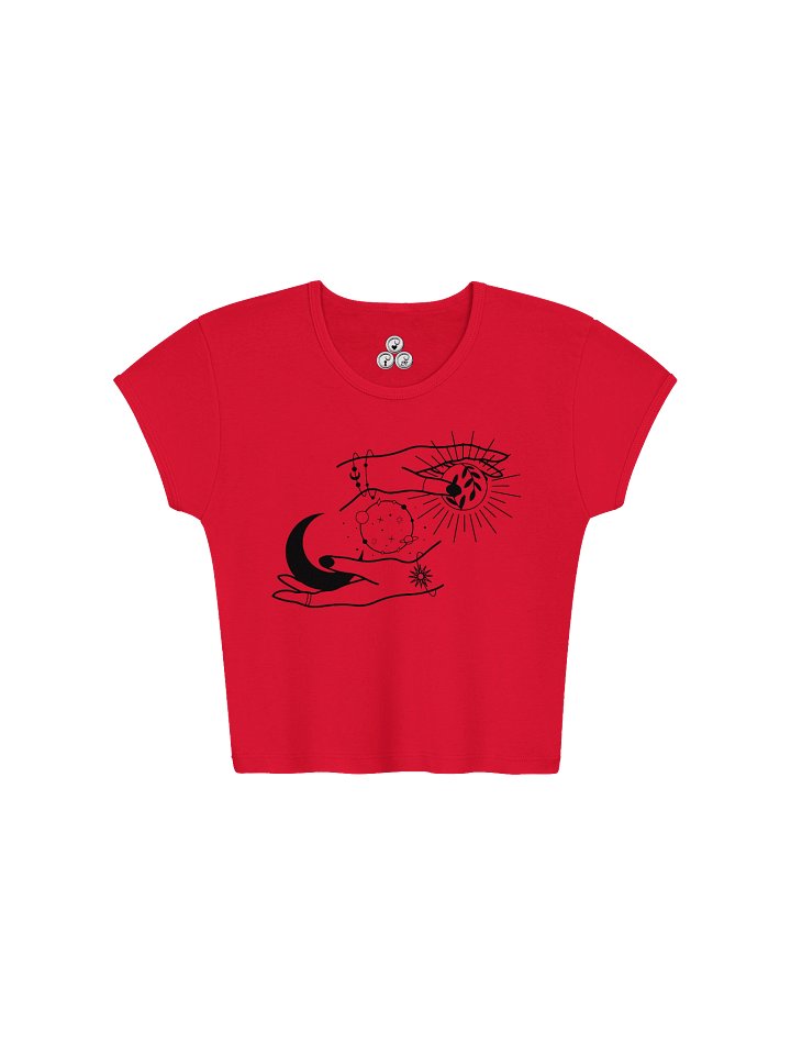 Cosmik Oracle Ribbed Baby Tee product image (3)