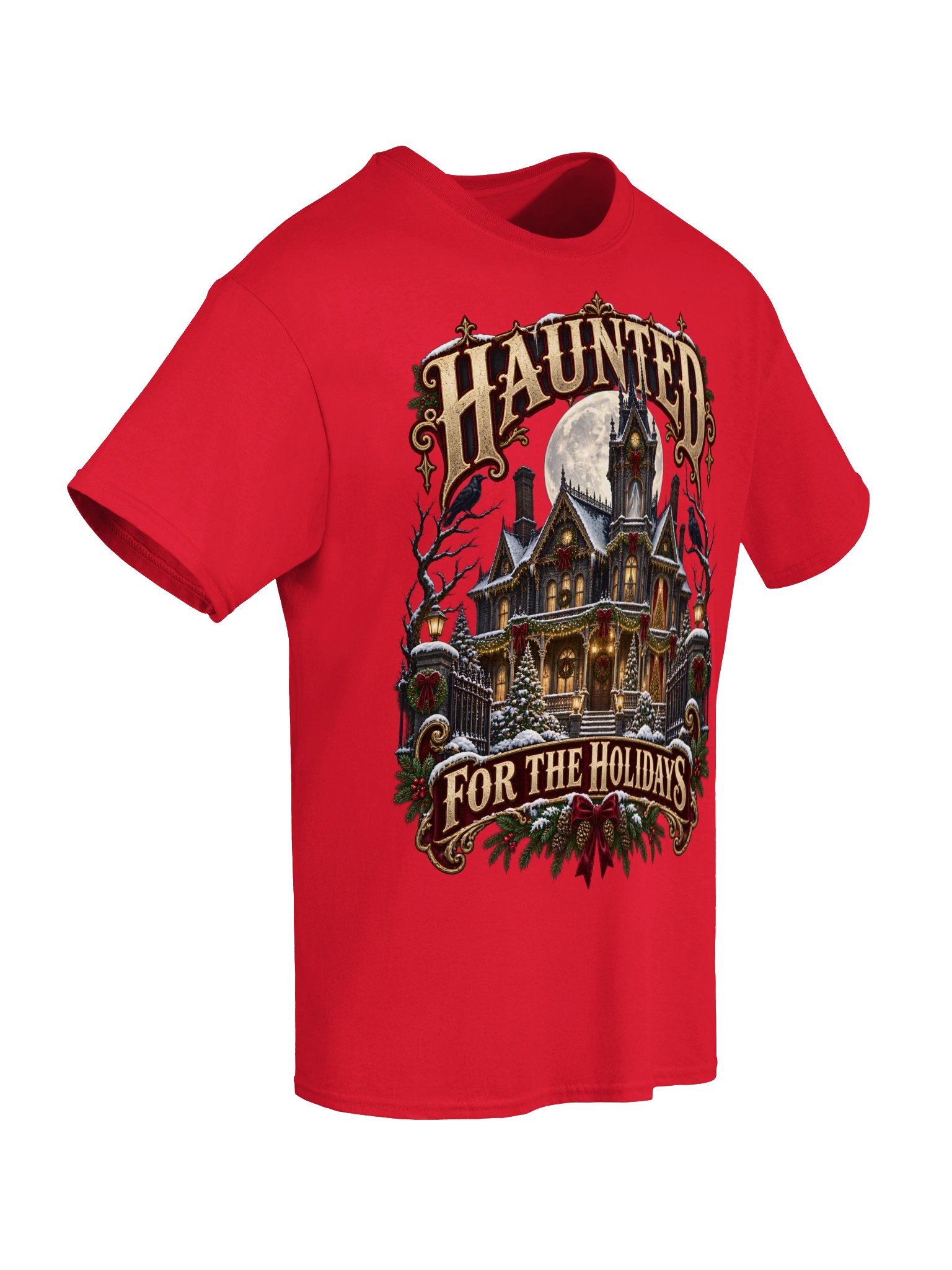 Haunted for the Holidays | Gothic Victorian Christmas Shirt product image (2)