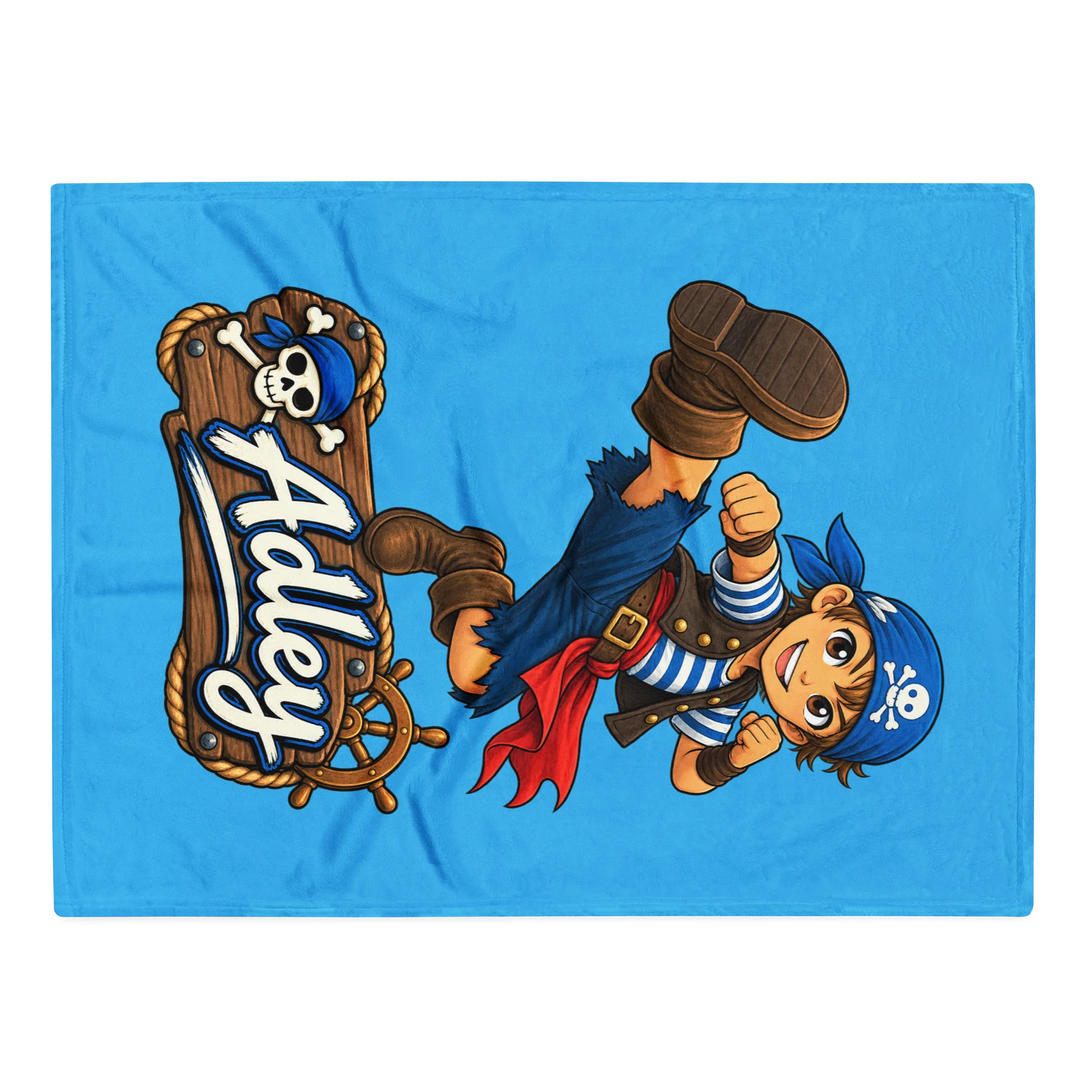 Adley in Action - Throw Blanket product image (1)