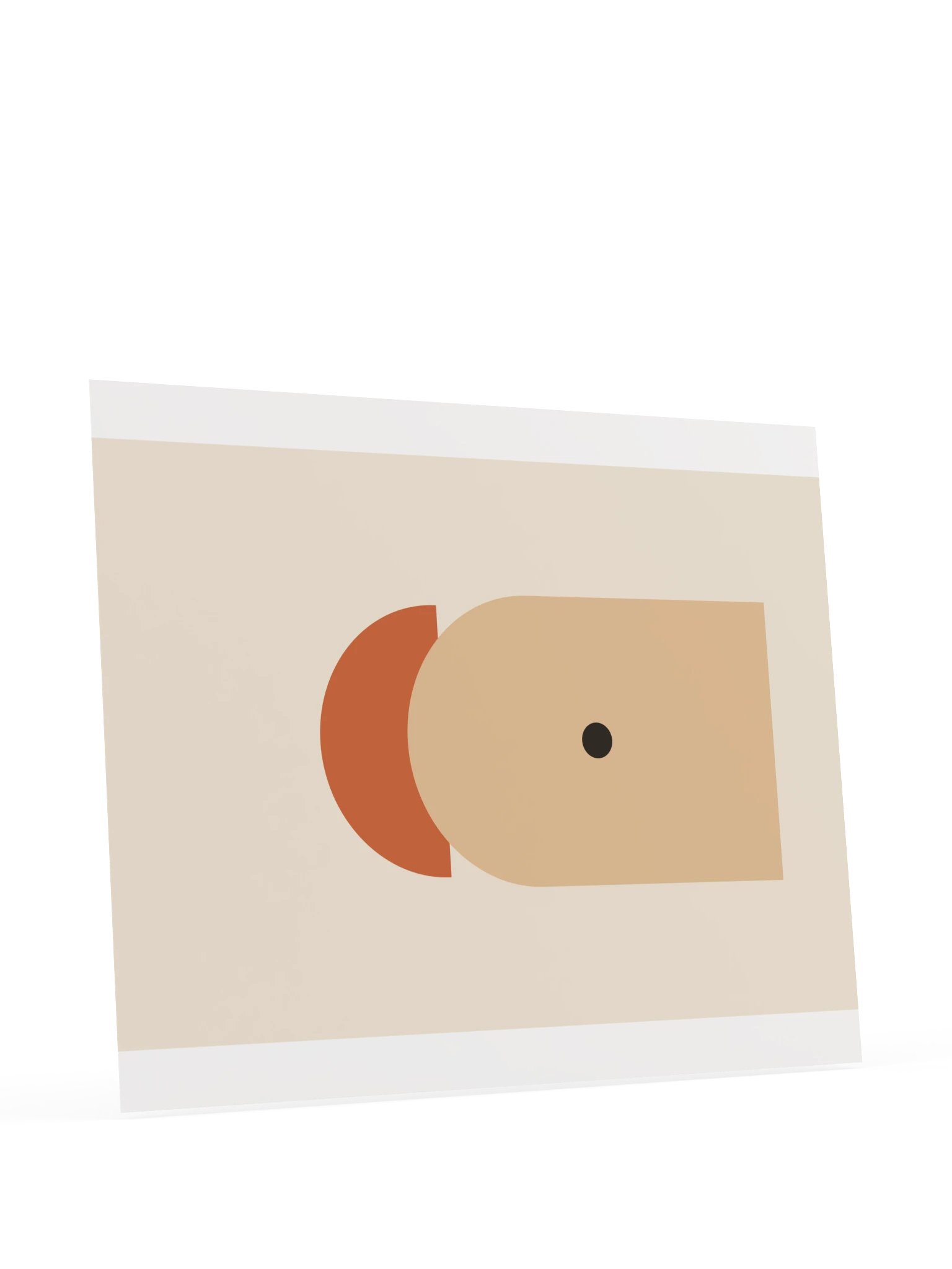 Terracotta Sun Arch Print | Abstract Bathroom Wall Art product image (11)