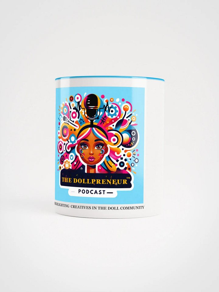 The Dollpreneur Podcast Ceramic Coffee Mug Blue product image (1)