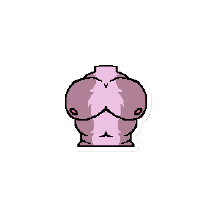 "Puppy Pecs" Die-Cut Magnet product image (1)