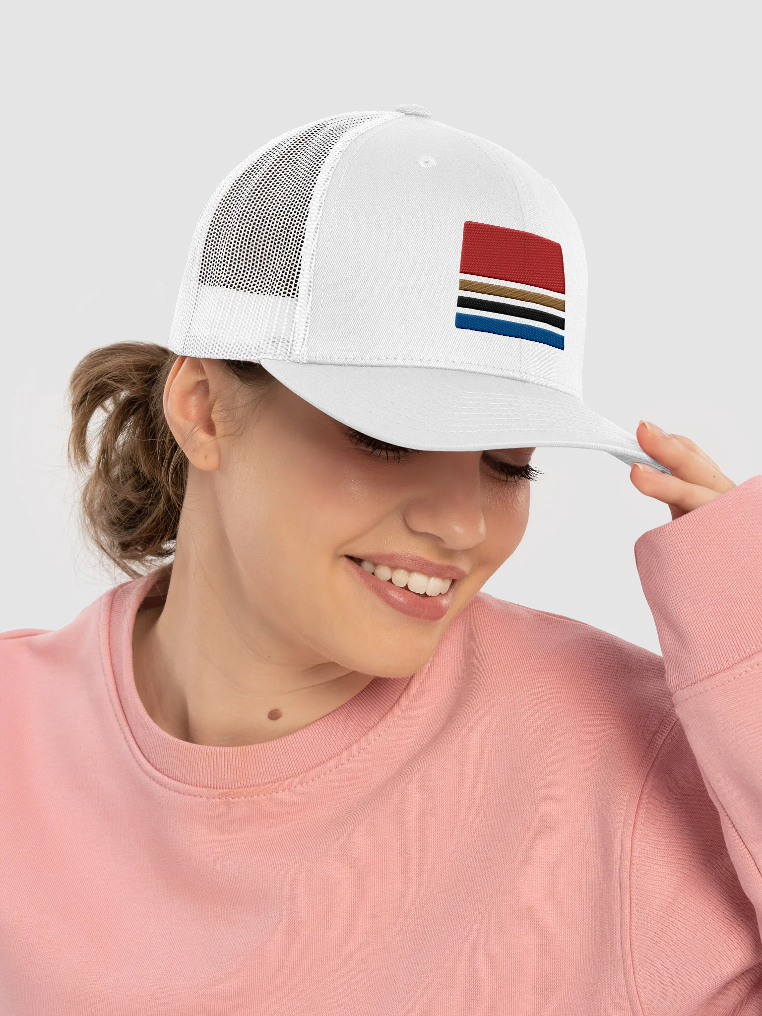 Full Colour White Trucker Cap product image (5)
