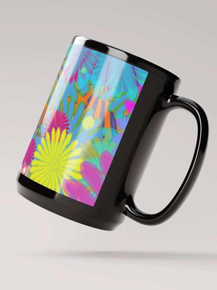 Daisy Festival Black Coffee Mug product image (2)
