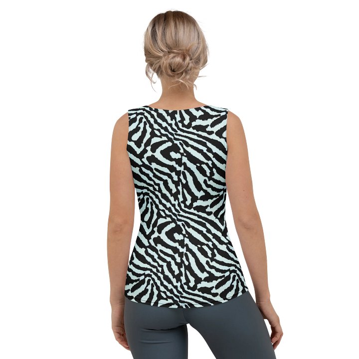 Blue Zebra Tank Top product image (2)