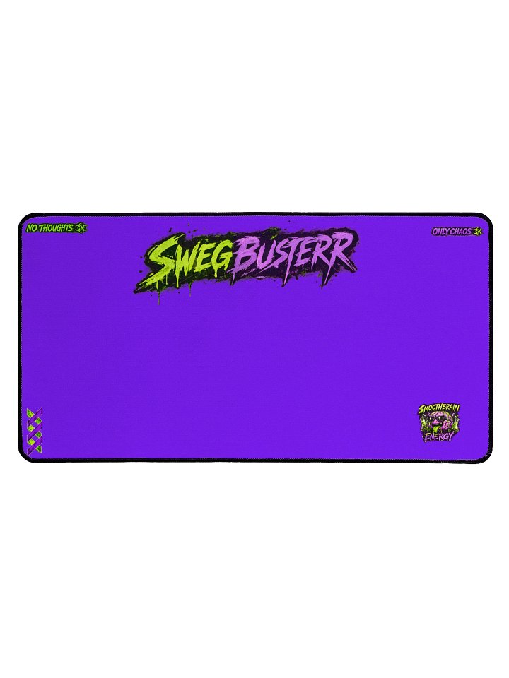 SWEG BUSTERR Neon Graffiti Desk Mat (15.5 x 31.5 in) product image (1)