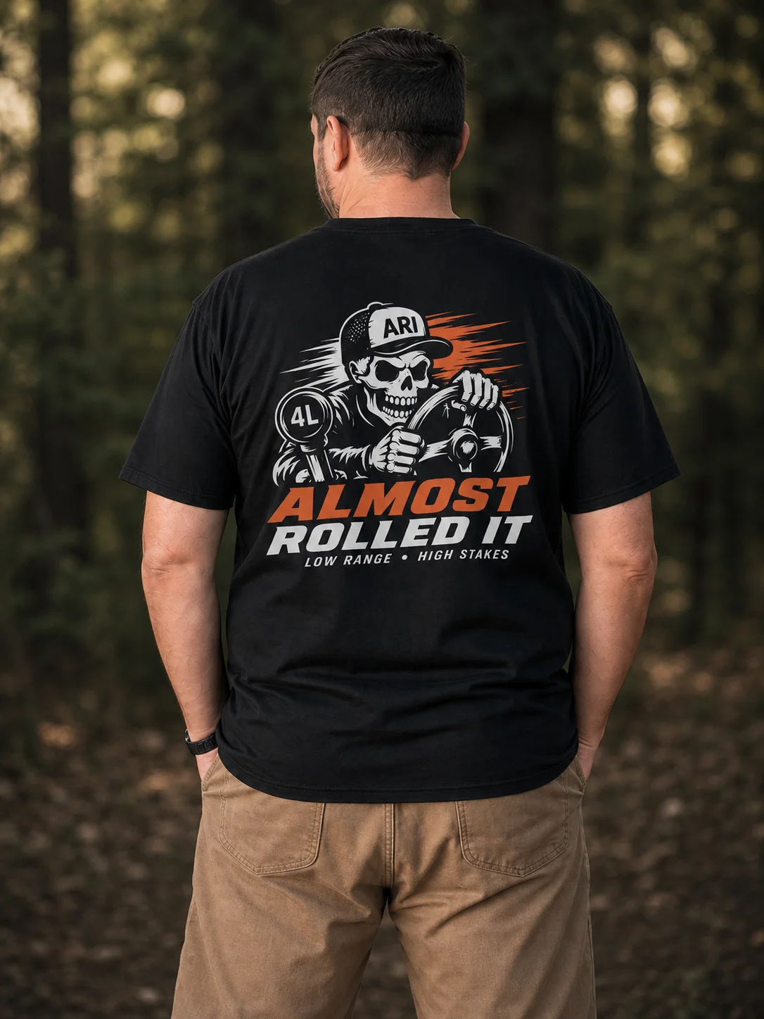 Low Range, High Stakes Skull Graphic Tee product image (1)