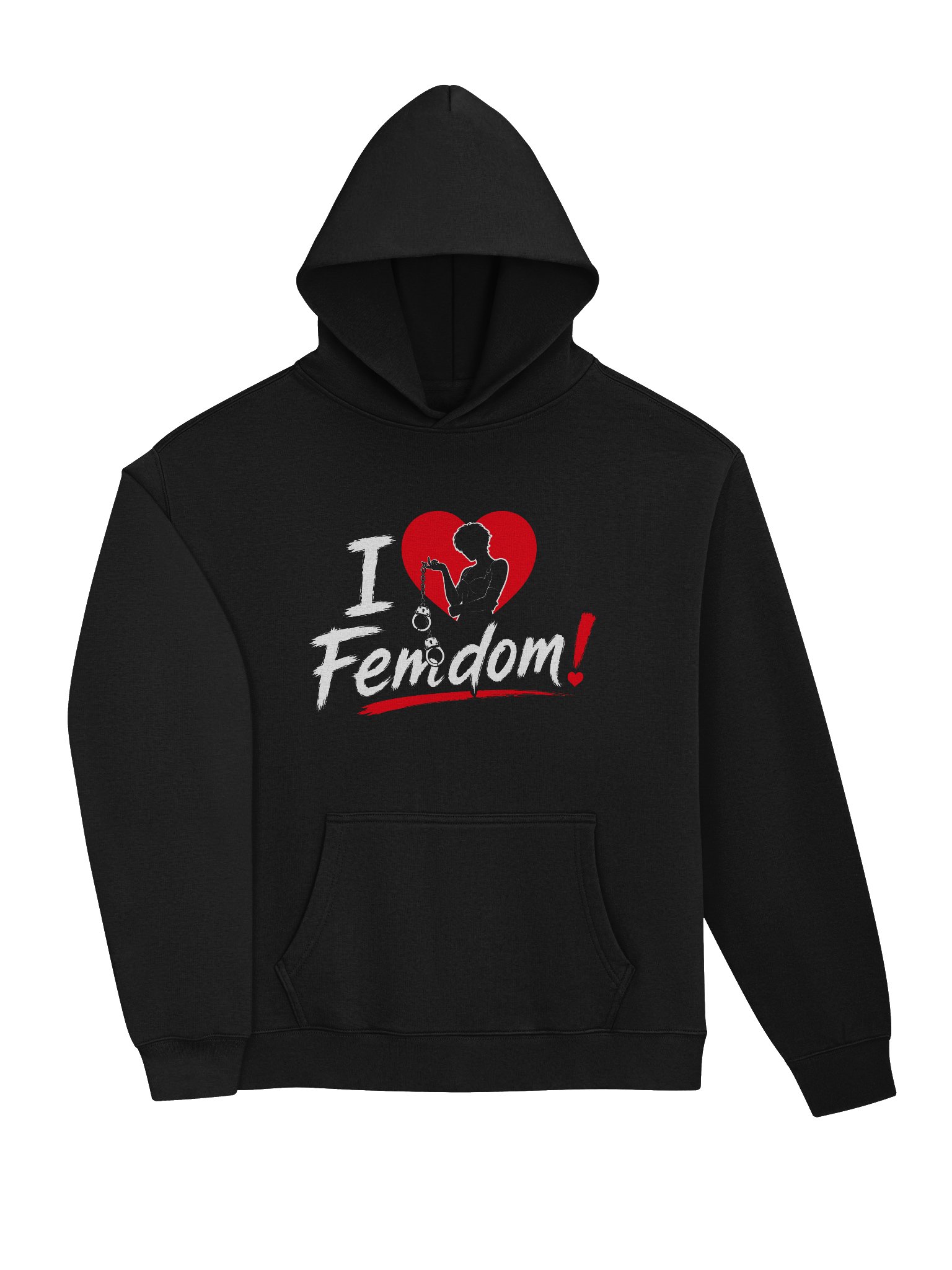 I Love Femdom! – Gothic Streetwear Hoodie product image (3)