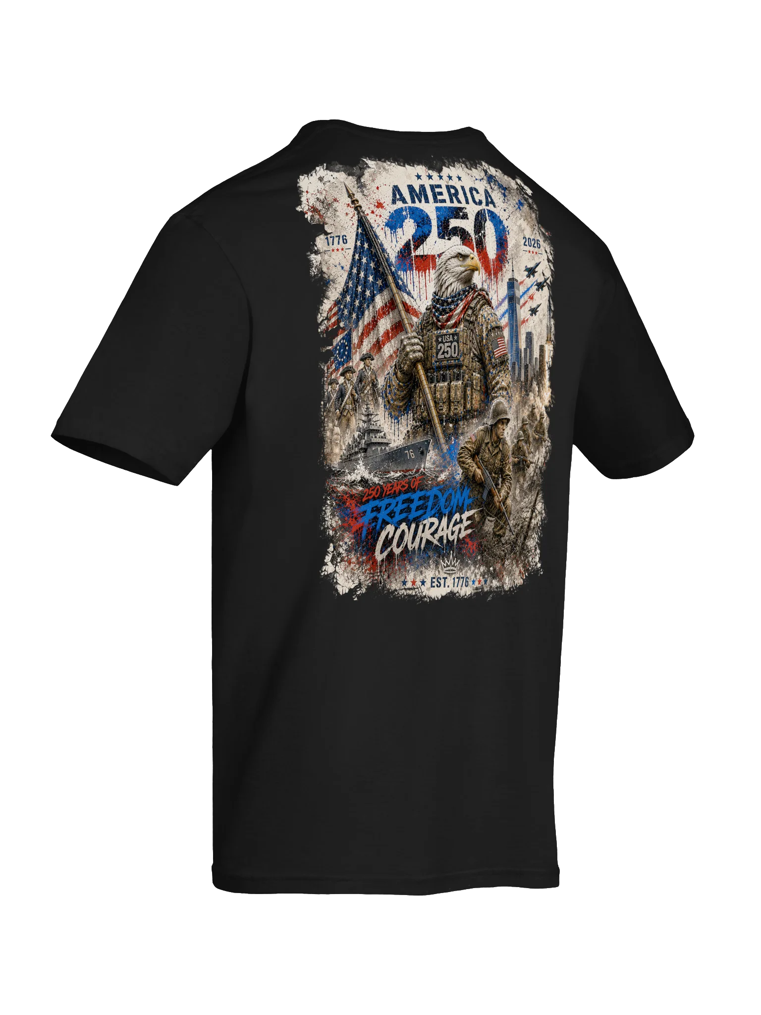 Freedom Forged • 1776 T- Shirt product image (8)